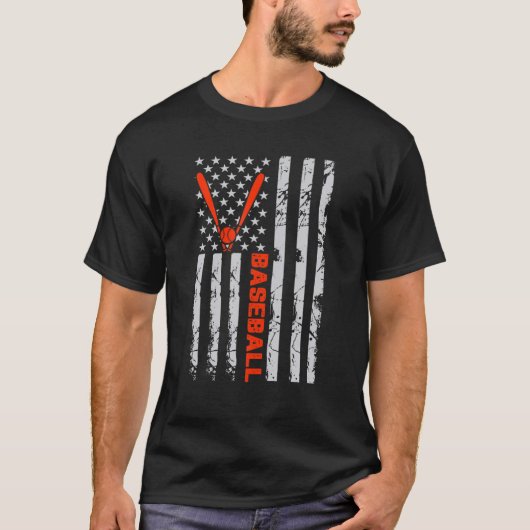 Baseball Flag Sportovers Sport Mannen Vrouwen Kind T-shirt (Voorkant)