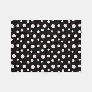 Baseball Fleece Blanket Deken
