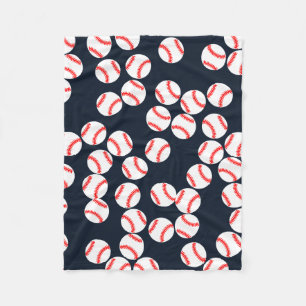 Baseball Fleece Blanket Deken