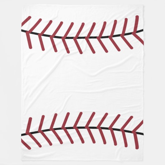 Baseball Fleece Blanket Deken (Voorkant)