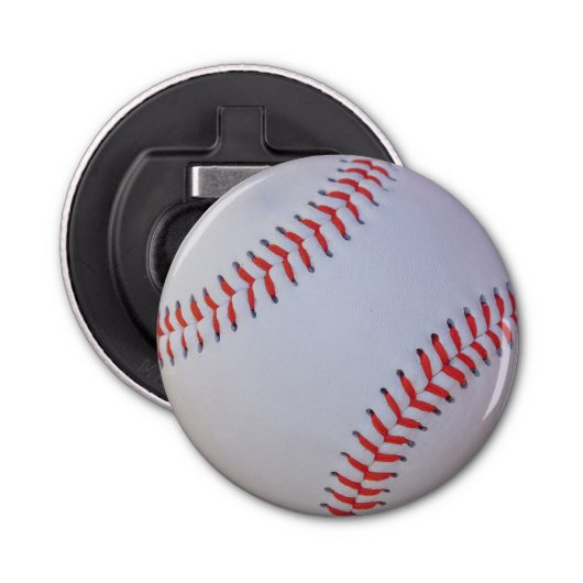 Baseball flesopener button flesopener (Voorkant)