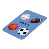 Baseball-, Football-, sport- en honkbalsport Magneet (Linkerzijde)