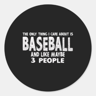 Baseball for Boy Girl Teen Fun Gift Ronde Sticker