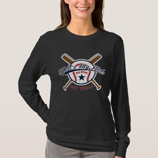 Baseball for mum and dad t-shirt (Voorkant)