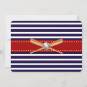 Baseball Foto 2e verjaardag Uitnodigingen (Achterkant)