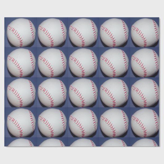 Baseball-foto Cadeaupapier (Vlak)