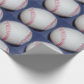 Baseball-foto Cadeaupapier (Hoek)