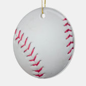Baseball-foto Keramisch Ornament (Links)