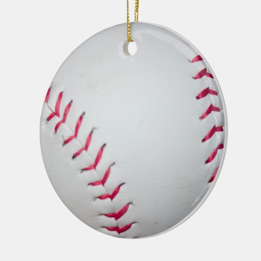 Baseball-foto Keramisch Ornament (Links)