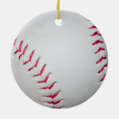 Baseball-foto Keramisch Ornament (Achterkant)