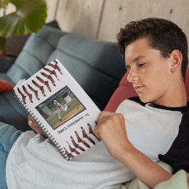 Baseball Foto's Schoon Wit HORIZONTAAL Notitieboek