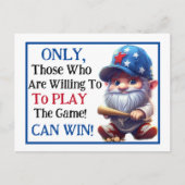 Baseball Fun Briefkaart (Voorkant)