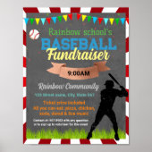 Baseball Fundraiser sjabloon Poster (Voorkant)