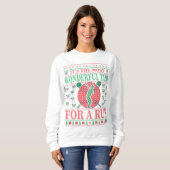  BASEBALL FUNNY CHRISTMAS QUOTES UGLY SWEATER (Voorkant volledig)