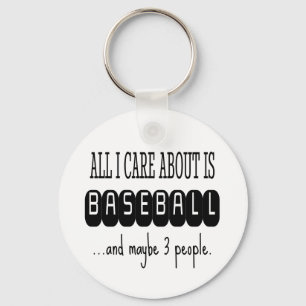 Baseball Funny Sarcastic Trendy Sleutelhanger
