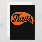 Baseball Furies The Warriors honkbal T-shirts (Voorkant / Achterkant)