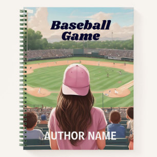 Baseball Game Boek Hoesje Inspiratie Notitieboek