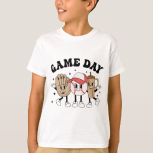 Baseball Game Dag Moederdag Vrouwen Mannen Ki T-shirt