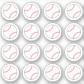 Baseball Game Dag Sport Herinnering Bujo Planner Sticker (Voorkant)