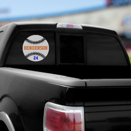 Baseball Game Dag Terug Venster Cling Raamsticker