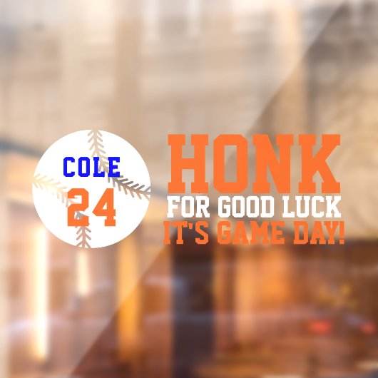 Baseball Game Day Back Window Cling voor SUV Raamsticker (Vel 2)