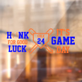 Baseball Game Day Back Window Cling voor SUV Raamsticker (Vel 2)