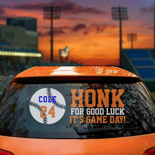 Baseball Game Day Back Window Cling voor SUV Raamsticker