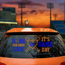 Baseball Game Day Back Window Cling voor SUV Raamsticker