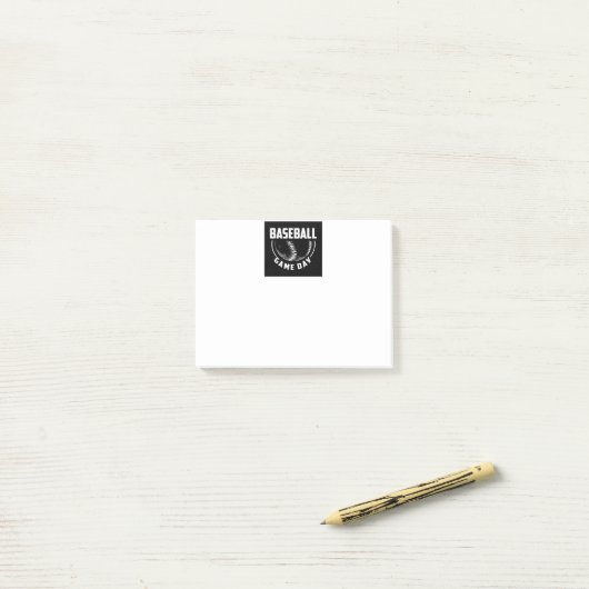 Baseball Game Day Post-it Notes (Op bureau)