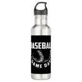 Baseball Game Day Waterfles (Voorkant)