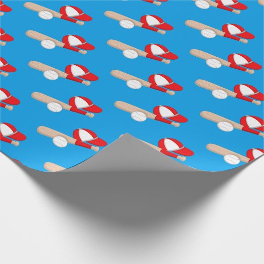 Baseball Gear Cadeaupapier (Hoek)