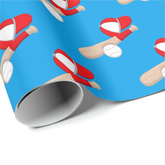 Baseball Gear Cadeaupapier (Rol Hoek)