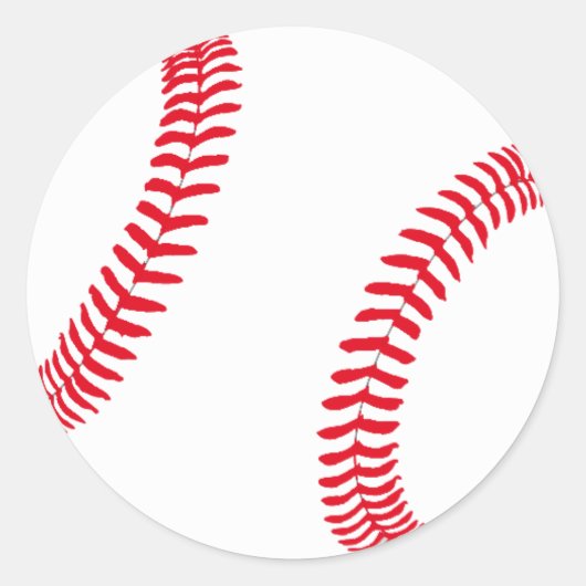 Baseball Gear Ronde Sticker (Voorkant)