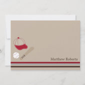 Baseball Gears Flat Hartelijk dank, briefkaarten (Voorkant)