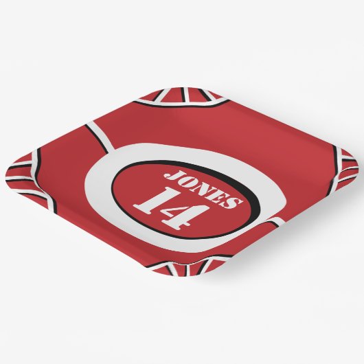 Baseball-geïnspireerd Bord papier (Gebogen)