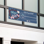 baseball gender laat zien spandoek (Buitenkant Gebouw)