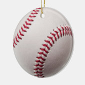 Baseball - Gepersonaliseerd Keramisch Ornament (Links)