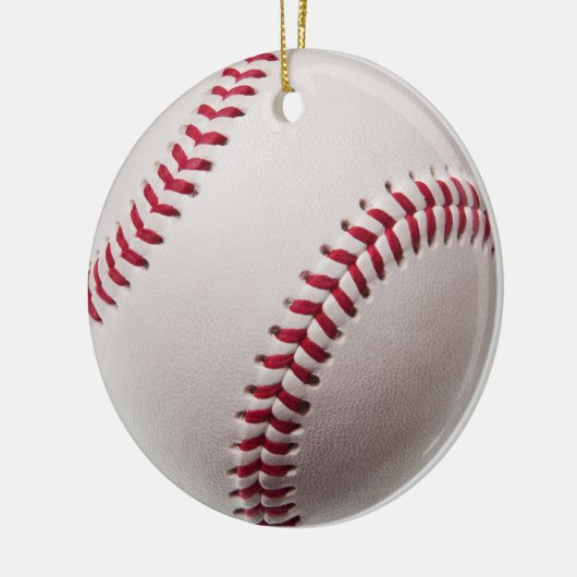 Baseball - Gepersonaliseerd Keramisch Ornament (Links)