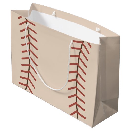 Baseball Gift Bag Groot Cadeauzakje (Achterkant Gekanteld)