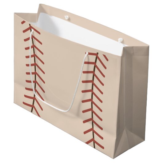  Baseball Gift Bag Groot Cadeauzakje (Voorkant Gekanteld)