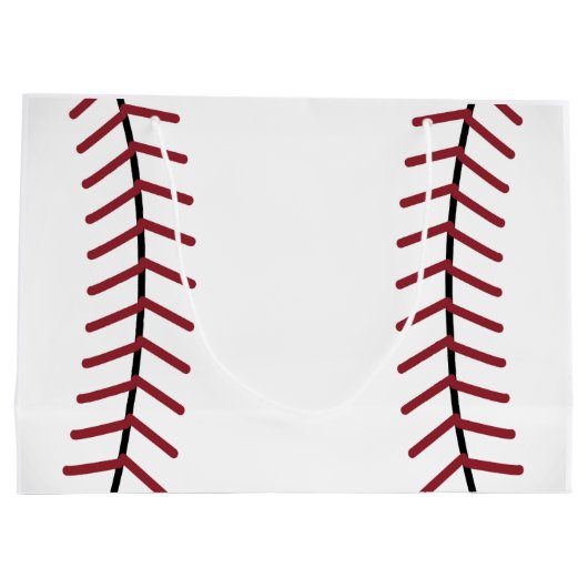 Baseball Gift Bag Groot Cadeauzakje (Achterkant)