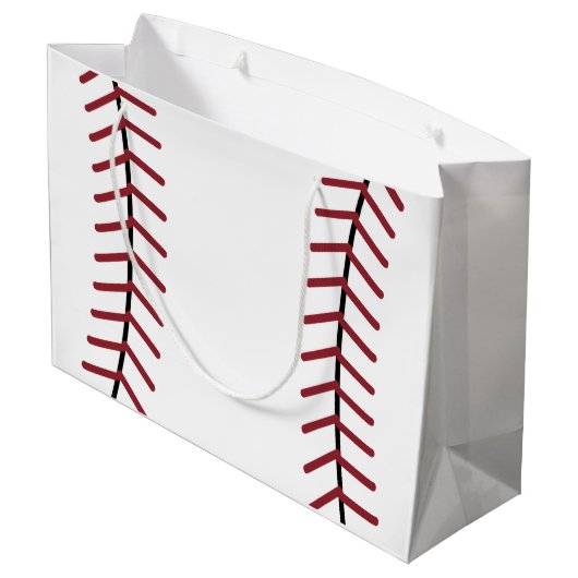 Baseball Gift Bag Groot Cadeauzakje (Achterkant Gekanteld)