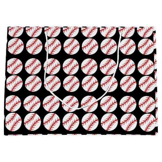 Baseball Gift Bag Large Cadeautasje (Voorkant)