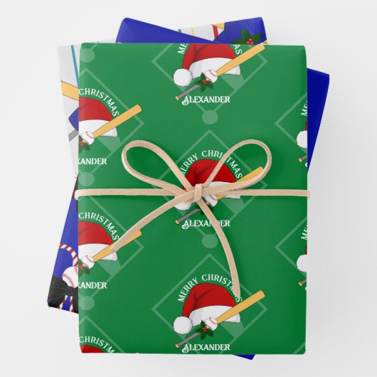 Baseball Gift Wrap HAMbyWG Inpakpapier Vel (In situ)