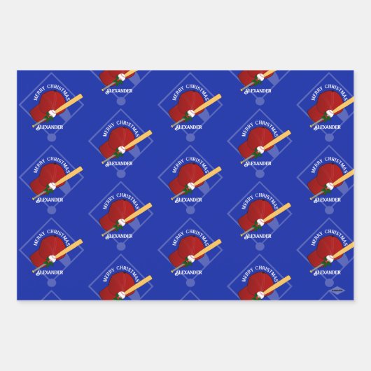 Baseball Gift Wrap HAMbyWG Inpakpapier Vel (Voorkant)