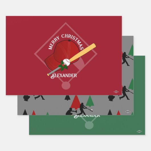 Baseball Gift Wrap HAMbyWG Inpakpapier Vel (Set)