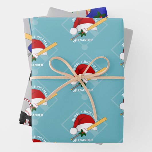 Baseball Gift Wrap HAMbyWG Inpakpapier Vel (In situ)