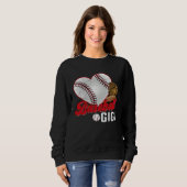 Baseball Gigi Baseball  Cute Mother s Day Girl Wom Trui (Voorkant volledig)