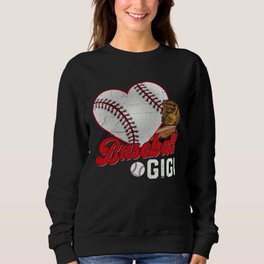 Baseball Gigi Baseball  Cute Mother s Day Girl Wom Trui (Voorkant)