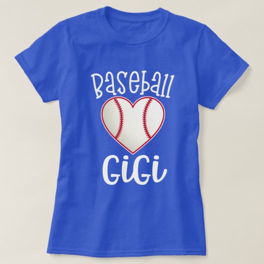 Baseball Gigi Womens Game day gift T-shirt (Design voorkant)